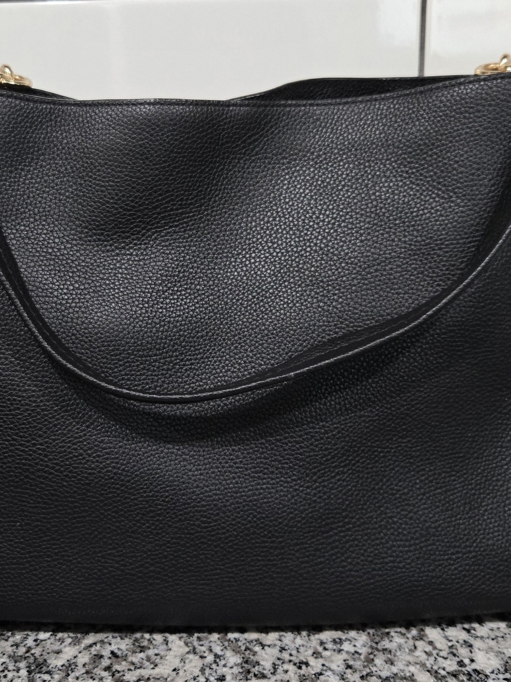 Coach Black Leather Dalton Bag